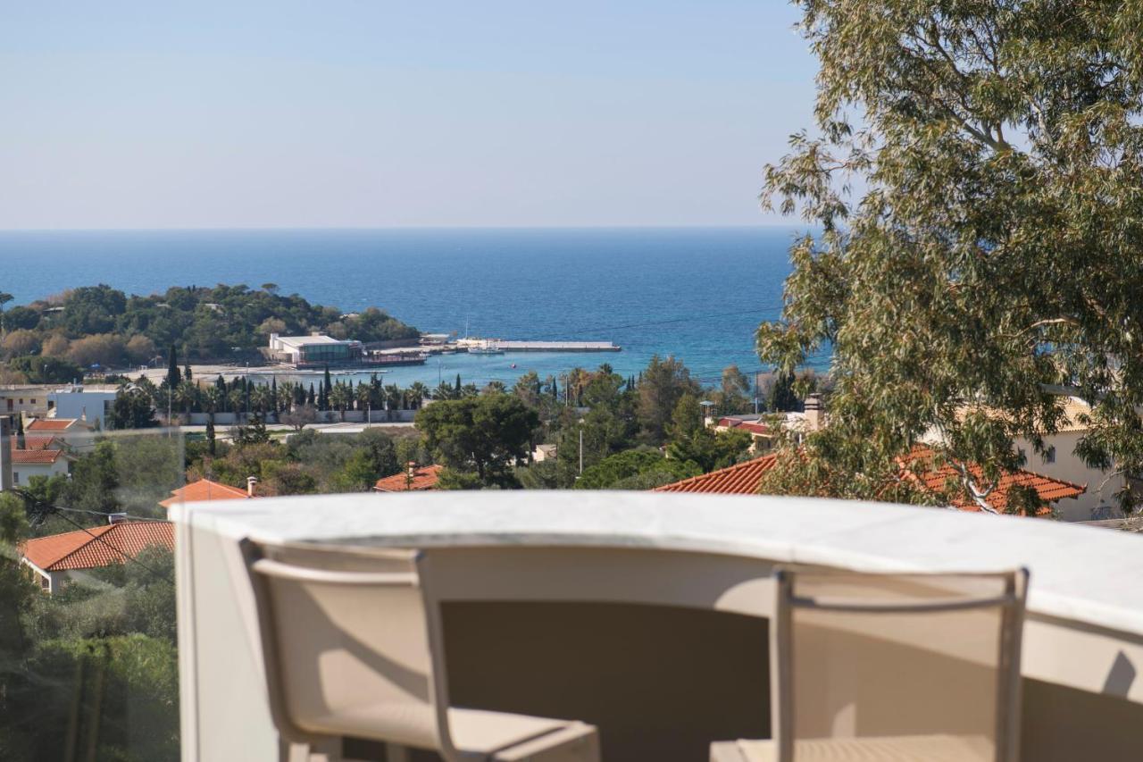 Aval Riviera Apartment Lagonisi Bagian luar foto